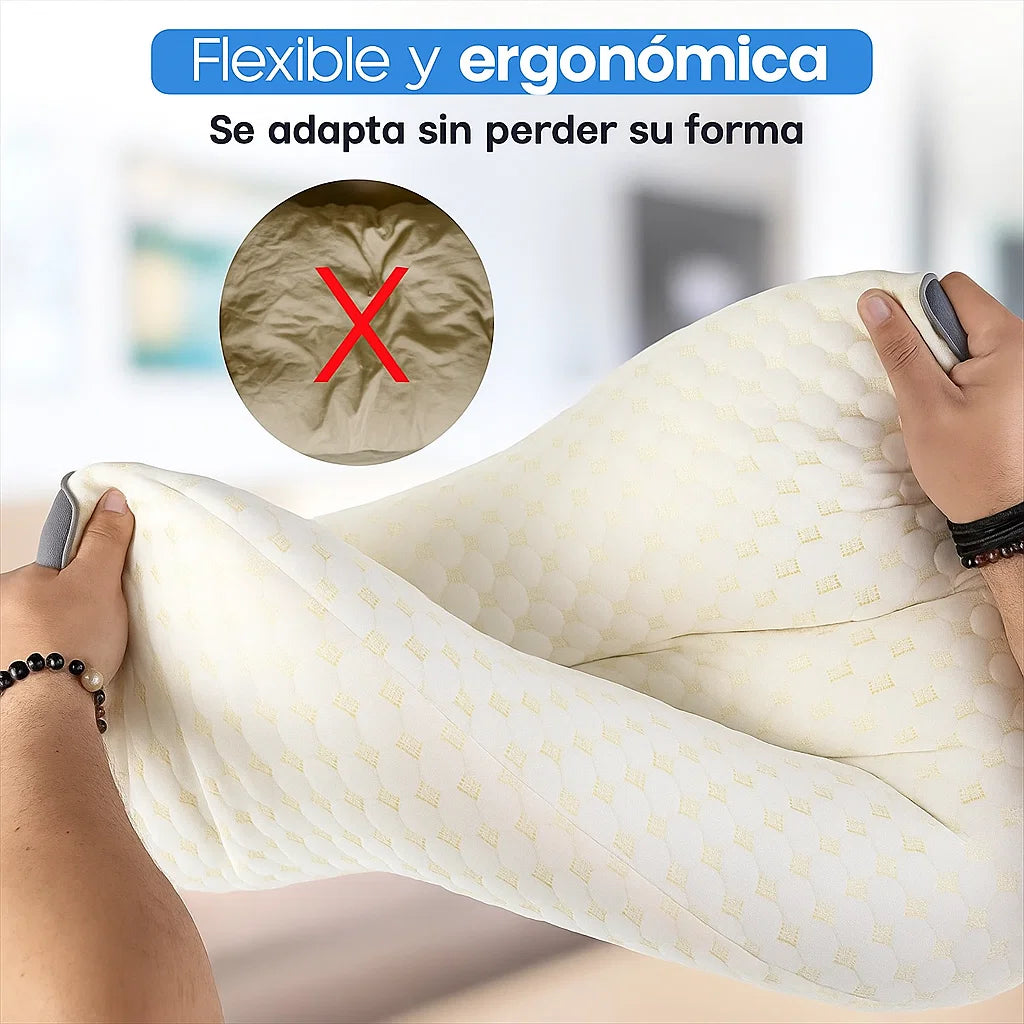 Almohada Cervical Ortopédica Con Soporte Ergonómico Lavable